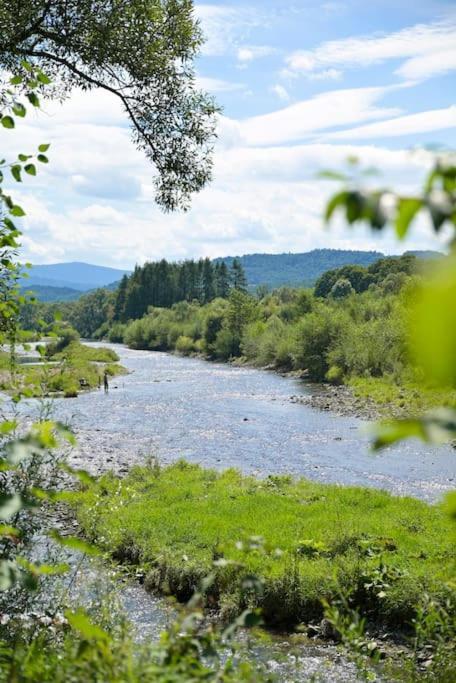 Polana Slowikowa 5 Star- Domek W Gorach Z Jacuzzi, Sauna,Basen,Ogrod Z Lasem, Kominek I Narty Stroza  Zewnętrze zdjęcie